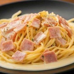 สปาเก็ตตี้ครีมซอสแฮม
