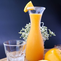 น้ำส้มคั้นสด