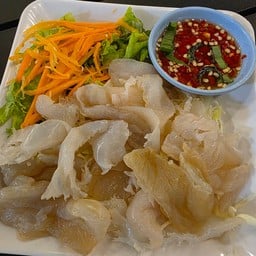 แมงกะพรุนลวกจิ้มซีฟู้ด