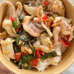 GOOD TIMES เลย์นาโช่ ยำหนวดหมึก