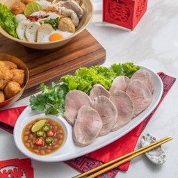 หมุสันในยำเต้าเจี้ยว