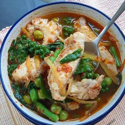 แกงป่าเนื้อปลากระพง