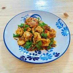 พริกแกงหมูยอ (กับข้าว)