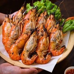 กุ้งย่าง +น้ำจิ้มซีฟูด (ครึ่งโลน้ำหนักก่อนย่าง) /ช่วงนี้จุ้งราคาแรง