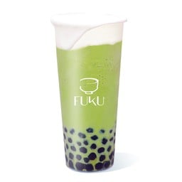 มัทฉะนมสดปั่นครีมชีสไข่มุกบราวน์ชูการ์