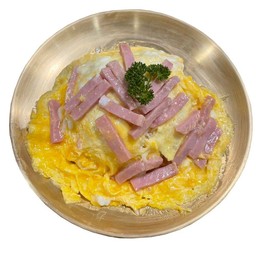 (ร้านนางใน ไข่ข้น)ข้าวไข่ข้นแฮม