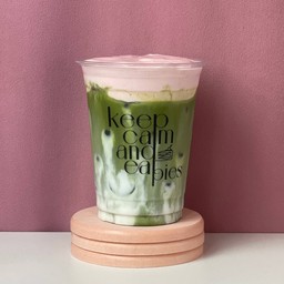 Matcha Latte Strawberry Cream