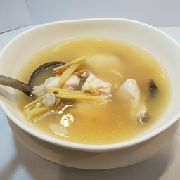 ต้มบ๊วยเนื้อปลากระพง