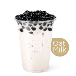 นมโอ๊ตใส่ไข่มุกบราวน์ชูการ์