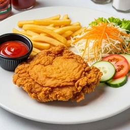 สเต็กไก่ทอด