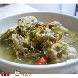 ต้มเป็ดใบมะขาม(ถ้วย)