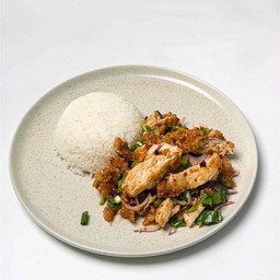 ข้าวยำไก่แซ่บ