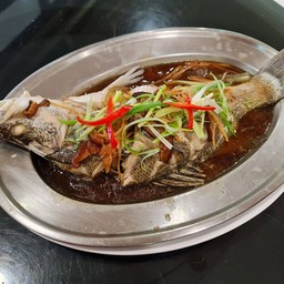 ปลากระพงนึ่งซี่อิ้ว