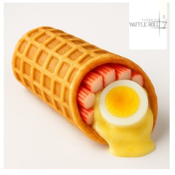 แซนวิชวาฟเฟิลโรลปูอัด