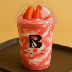 สตรอเบอร์รี่สมูทตี้ Strawberry Smoothie