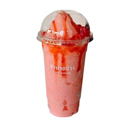 สตอเบอรี่นมสดปั่น