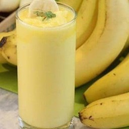 กล้วยหอมปั่นนมสด