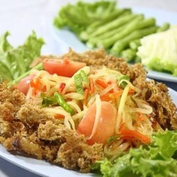 ส้มตำปลาดุกฟู