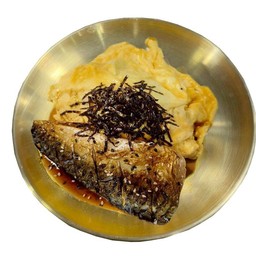 (นางใน ไข่ข้น) ข้าวไข่ข้น ปลาซาบะย่างซีอิ้ว