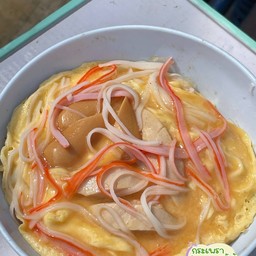 ข้าวไข่ข้นปูอัดไส้กรอก