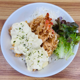 ข้าวกุ้งทงคัตสึราดชีส