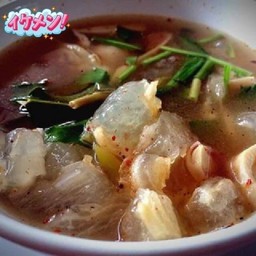 ต้มแซ่บเอ็นหมู (ถ้วย)