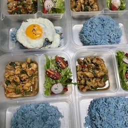 ข้าวกระเพราไก่+ไข่ดาว
