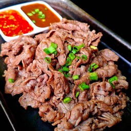 เนื้อ-กระทะร้อน