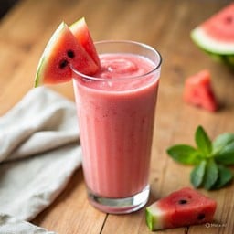 แตงโมปั่น(ใส่นม)