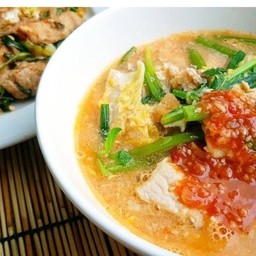 สุกี้น้ำไก่สูตรน้ำจิ้มหมาล่า