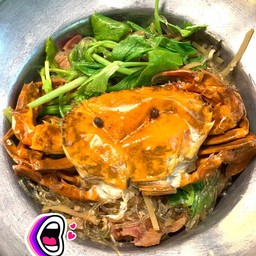 ปูนิ่มอบวุ้นเส้น