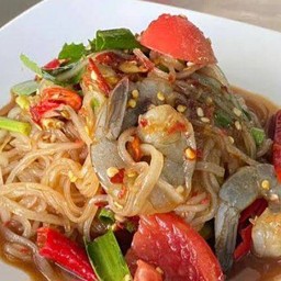 ตำเส้นเล็กกุ้งสด