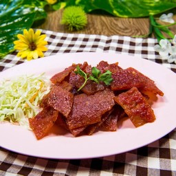 หมูหวานแผ่นทอด