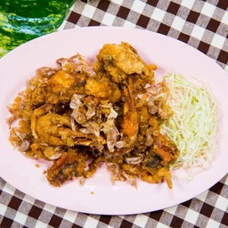 ปูนิ่มทอดกระเทียม