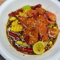 ตำเกาเหลา แซลม่อน