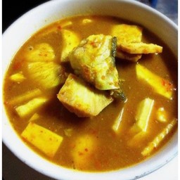 แกงส้มปลากระพง+ข้าวสวยร้อนๆจ้า