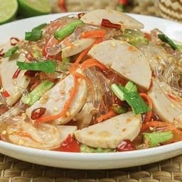 ตำเส้นแก้วหมูยอ