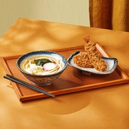 ชุดอุด้งร้อน คัตสึกุ้ง และสันใน