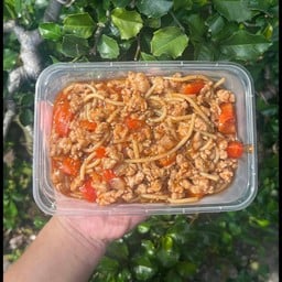 สปาเก็ตตี้ซอสแดงหมูสับ