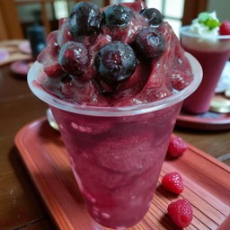 บลูเบอร์รี่ปั่นสมูทตี้