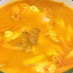 แกงส้มไก่+ฟรีข้าวเปล่า