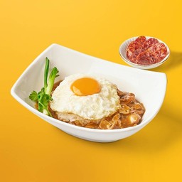 ข้าวหน้าไก่ราชวงศ์ไข่ดาว