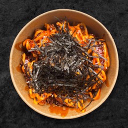 ไก่กรอบซอสหวานเกาหลีโนริสาหร่าย