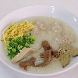 โจ๊กหมู หมู +เครื่องใน