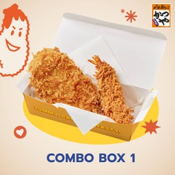 COMBO Box 1 : หมูทงคัตสึ สันใน + คัตสึกุ้ง ราคา 99.- (ปกติ 118.-)
