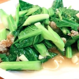 คะน้าผัดน้ำมันหอย