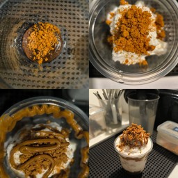 Biscoff Milkshake with Chocolate Layer  (16 oz.)