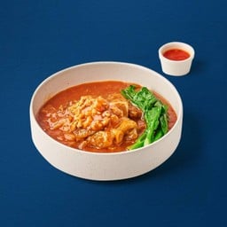 ก๋วยเตี๋ยวราดหน้าหมูสับสูตรน้ำพริกเผา