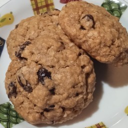 คุกกี้ข้าวโอ้ตลูกเกด