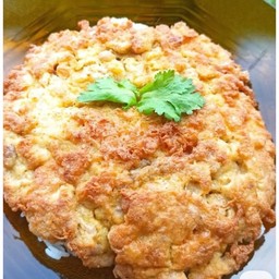 ไข่เจียวไก่สับ (กับข้าว)